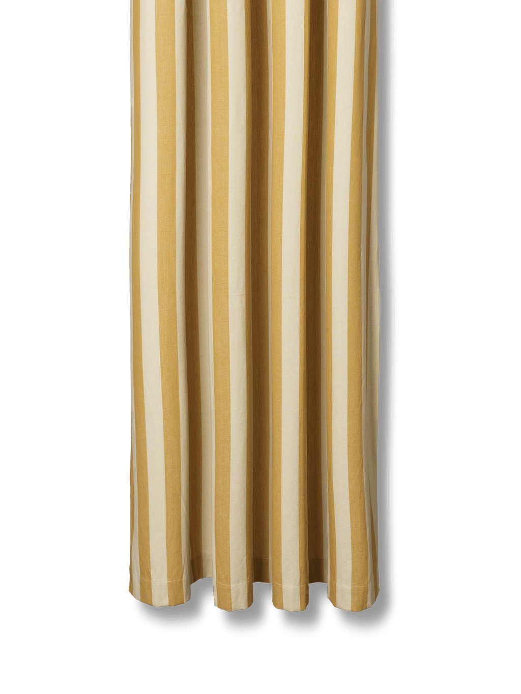 Bathroom Accessory, Chambray Shower Curtain Warm Yellow Parchment, Organic Cotton Shell for Vanity Organization and Everyday Bathroom Use image 1