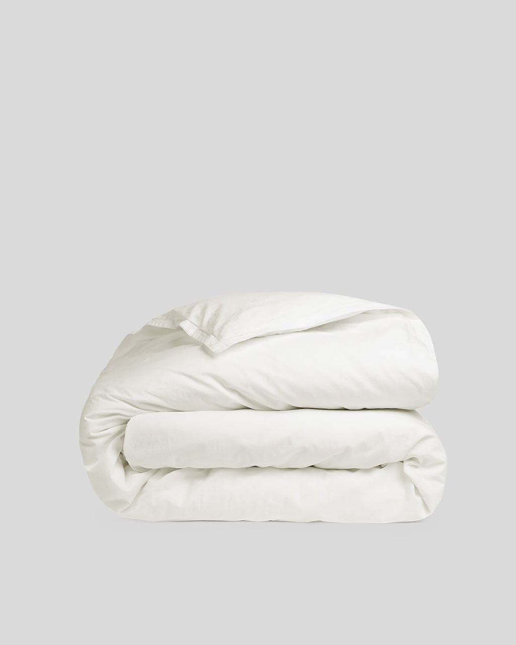 Duvet Cover, Percale (Cream), Lightweight Design for Bedroom Layering, Comforter Covers and Everyday Bedding, 2 Size Options image 1