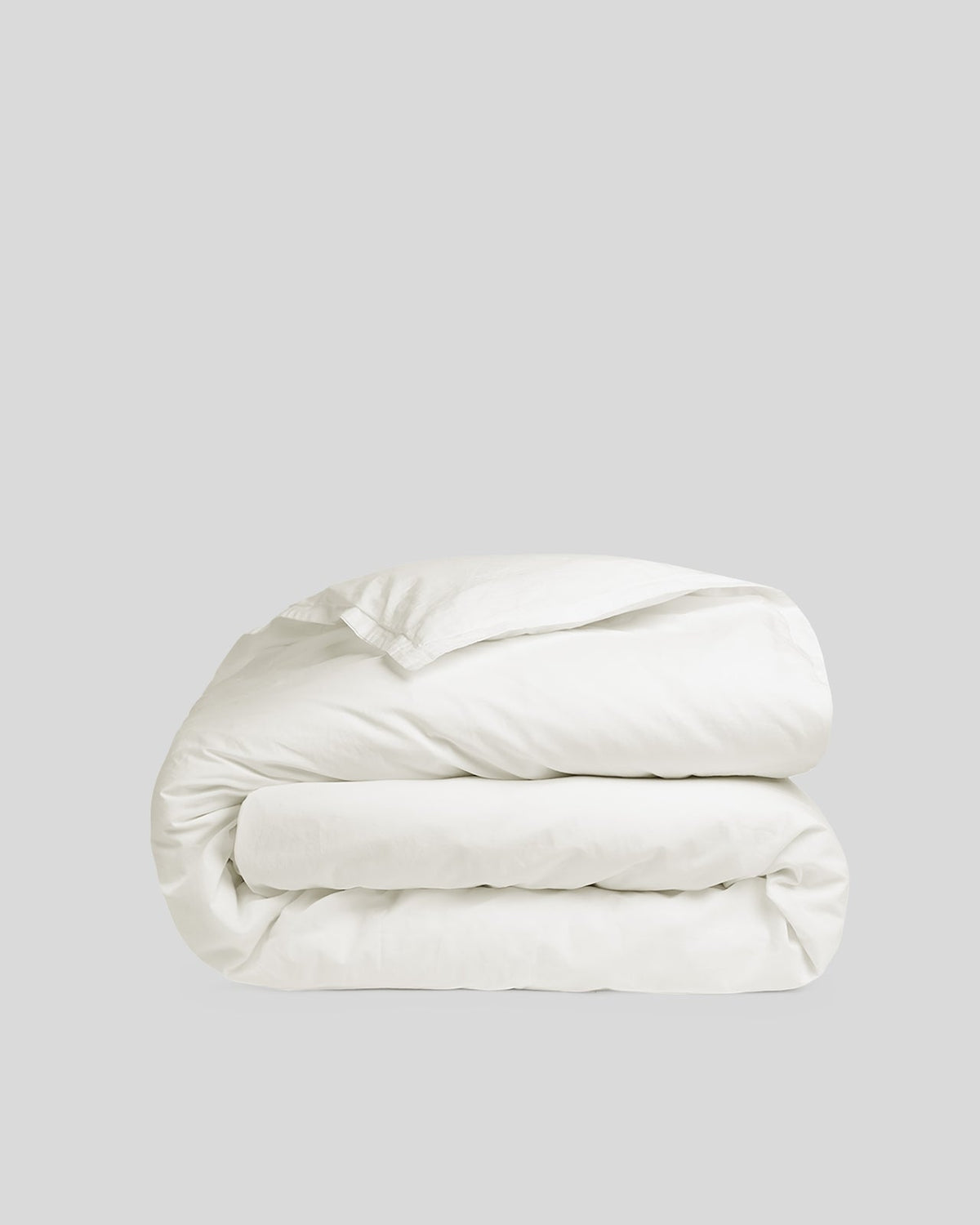 Duvet Cover, Percale (Cream), Lightweight Design for Bedroom Layering, Comforter Covers and Everyday Bedding, 2 Size Options image 1