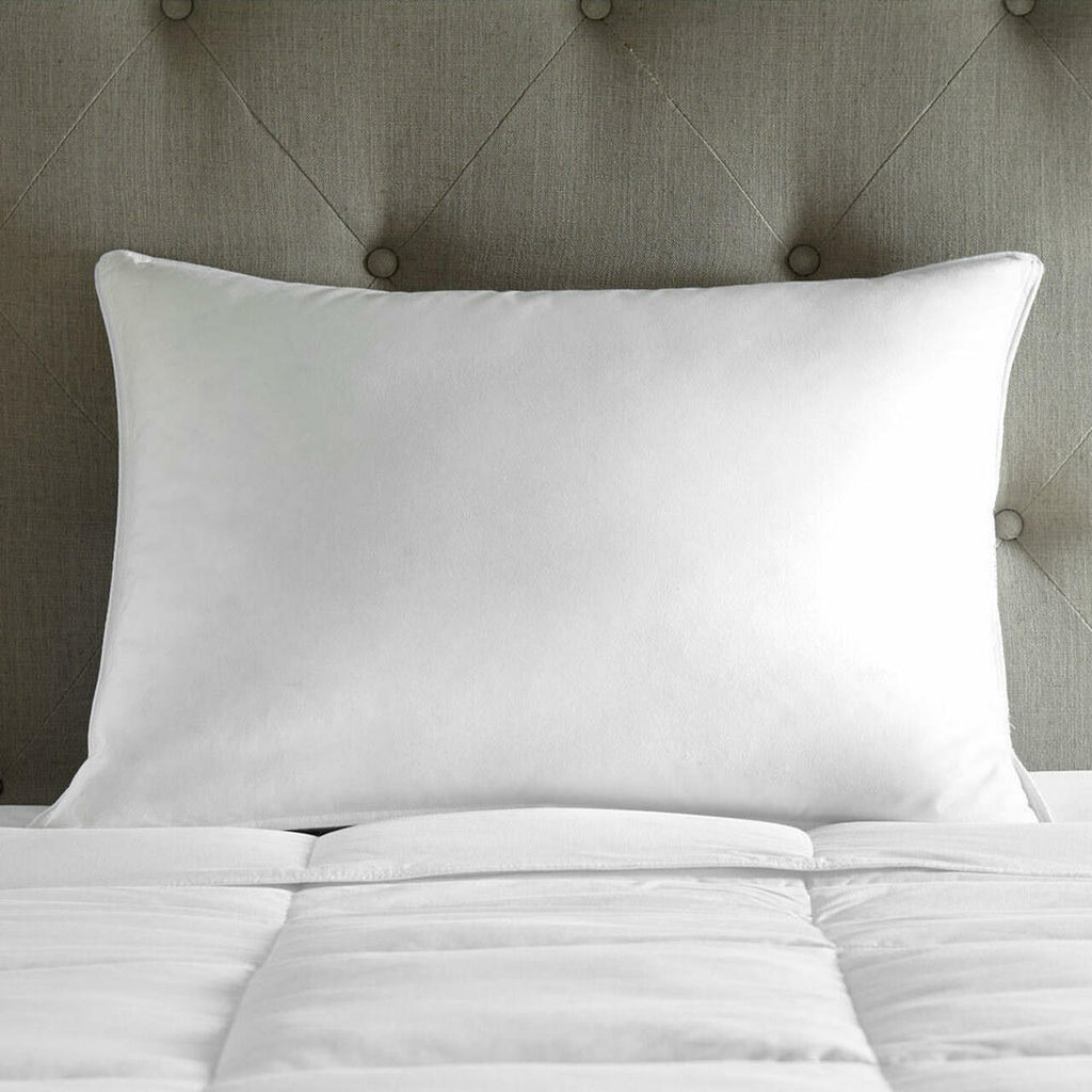 Bed Pillow, 75 25 Duck Feather Down, Machine-Washable Care, Hypoallergenic Comfort for Sleeping, Reading and Bedroom Comfort, 3 Size Options image 1