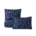 Down & Feather Comforter, Reversible Floral Print Set, Machine-Washable Care for Everyday Bedding and Comfortable Sleep image 1