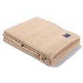 Cozy Throw Blanket, Pure & Simple Wool Camel, Lightweight Design, Machine-Washable Care for Living Rooms, Bedrooms and Everyday Lounging image 1
