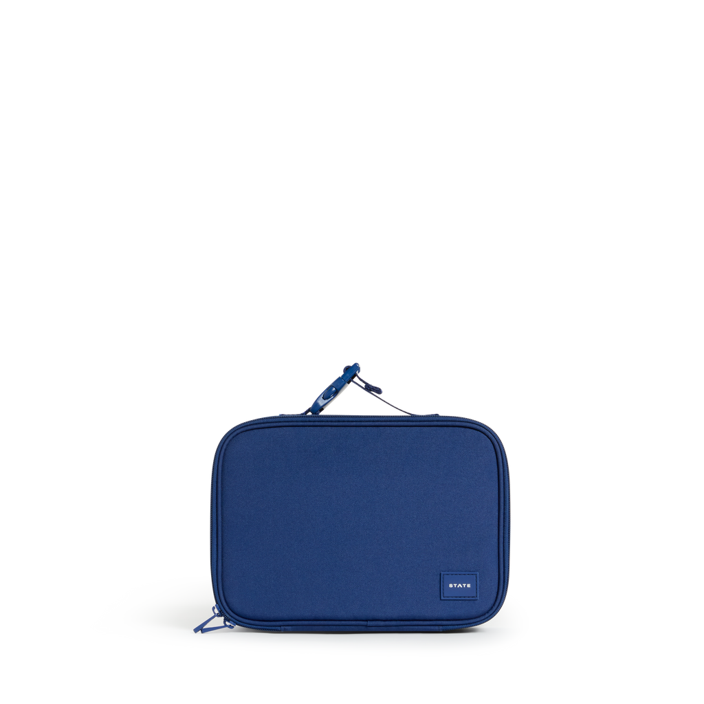 Insulated Lunch Box, Rodgers, Navy, Detachable Divider for Daily Lunch Packing, School Meals and Portable Food Organization image 1