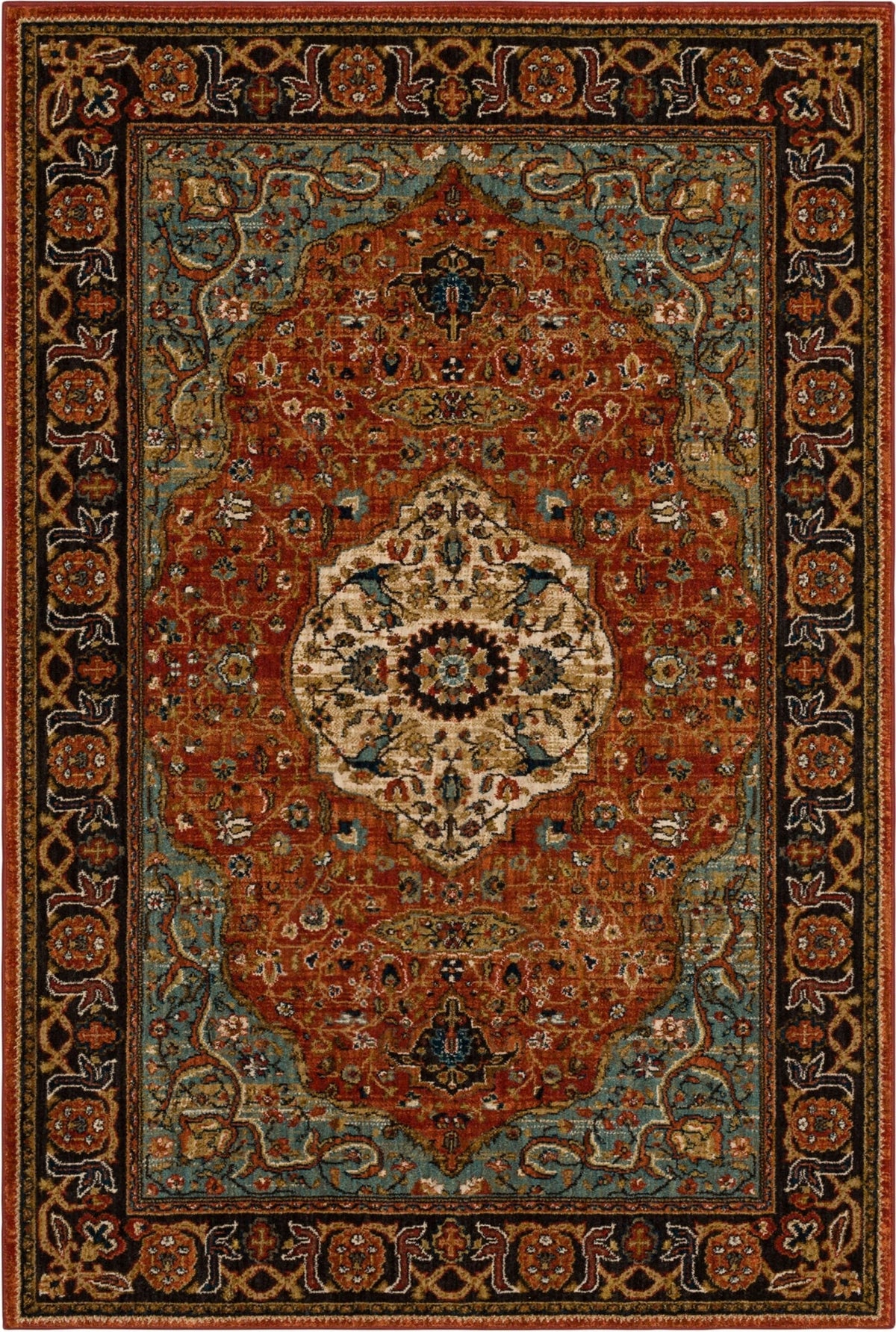 Area Rug, Spice Market Petra Multi for Hallways, Dining Spaces and Home Decor, 5 Size Options image 1