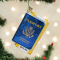 Seasonal Home Decor, Passport Ornament for Holiday Displays, Shelves and Festive Rooms, Designed for Mantels, Tables and Seasonal Decorating image 1