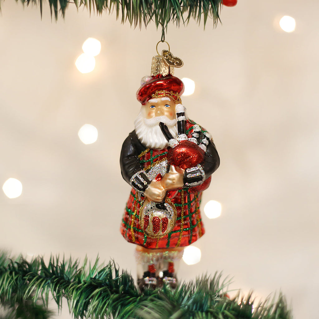 Seasonal Home Decor, Highland Santa Ornament for Holiday Displays, Shelves and Festive Rooms image 1
