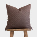 Decorative Pillow Cover Set, Clove in Maroon 18" 22", Machine-Washable Care for Bedroom Styling and Living Room Decor, 2 Size Options image 1