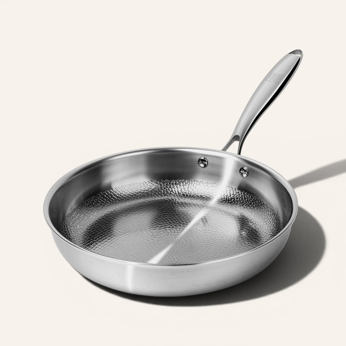 Kitchen Cookware, Titanium Hammered Pan Pro Large for Everyday Meals and Home Cooking, Designed for Stovetop Cooking and Daily Meal Prep image 1