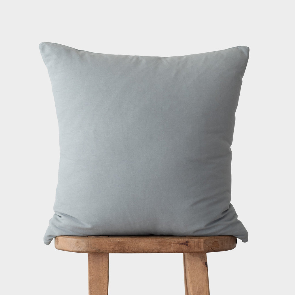 Decorative Pillow Cover Set, Dusty Blue Basics 18" 22" 26" 12x20" 12x40", Machine-Washable Care for Sofas, Beds and Living Room Accents image 1