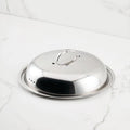 Kitchen Cookware, 14" Stainless Steel Dome Lid, Dishwasher-Safe Care for Everyday Meals and Home Cooking image 1