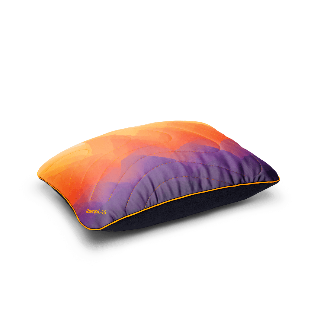 Bed Pillow, Camp Watercolor Glow, Cooling Comfort, Adjustable Design for Everyday Sleep and Guest Room Bedding image 1