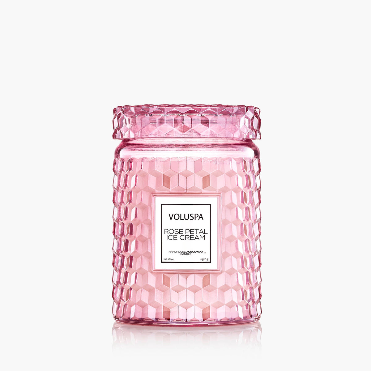 Decorative Candle, Rose Petal Ice Cream Large Jar for Entryways, Mantels and Everyday Home Ambience image 1