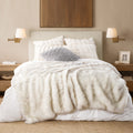 Cozy Throw Blanket, Faux Fox Fur for Living Rooms, Bedrooms and Everyday Lounging, 2 Size Options image 1