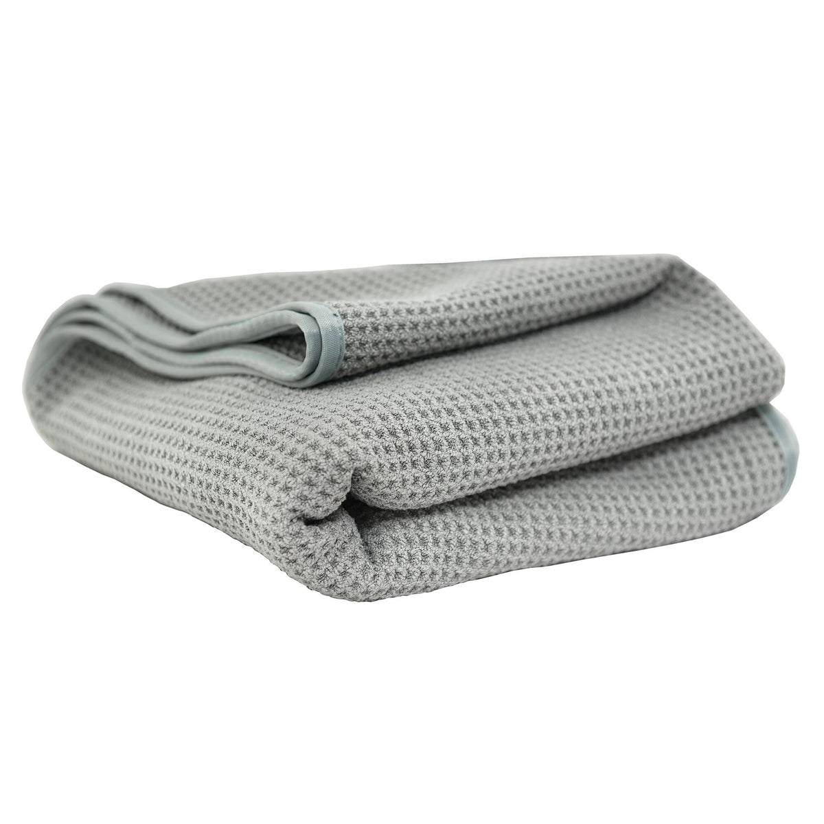 Bath Linen, Waffle Weave Gray Matter Microfiber Drying for Daily Bathroom Routines and Guest Baths image 1