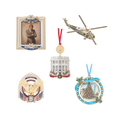 Decorative Ornament, Set 2017 2021 for Holiday Displays, Seasonal Decorating and Decorative Home Accents image 1
