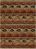 Area Rug, Spice Market Infused Aquamarine for Living Rooms, Bedrooms and Entryways, 16 Size Options image 1
