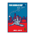 Wall Art Print, World Cup 2026 Dallas Host City Poster for Living Rooms, Bedrooms and Home Offices image 1