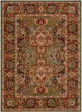 Area Rug, Spice Market Dhahar Aquamarine for Living Rooms, Bedrooms and Entryways, 5 Size Options image 1