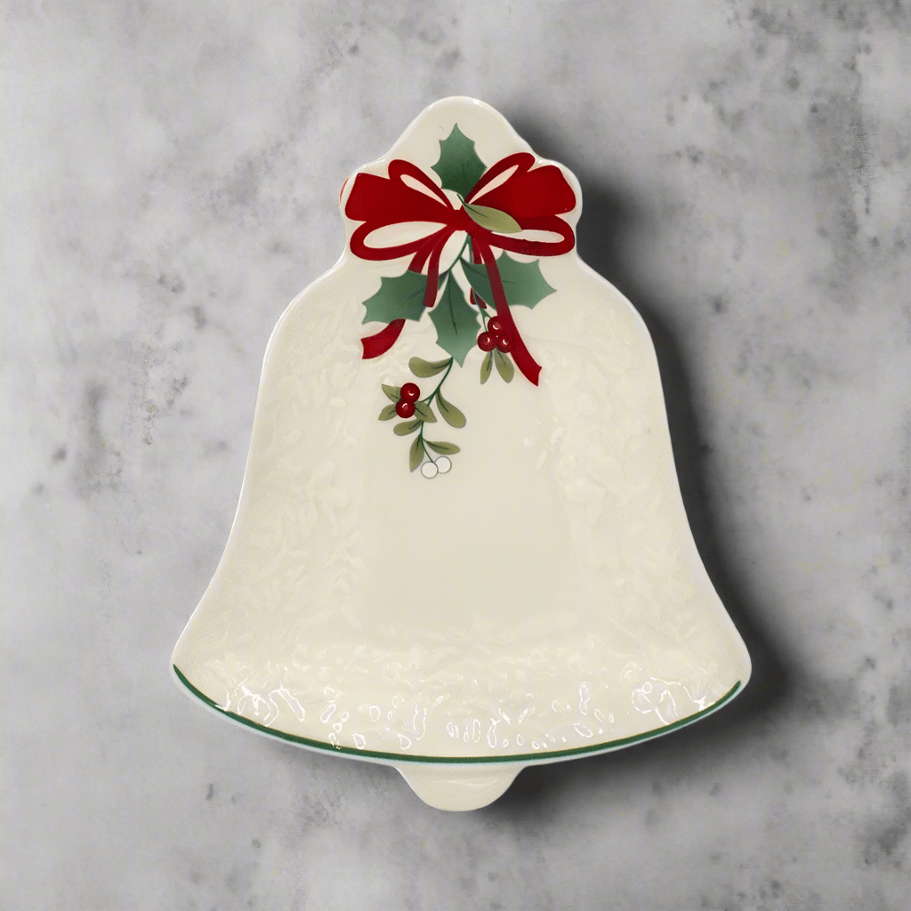 Dinnerware, Winterberry Bell Plate, Dishwasher-Safe Care for Family Dining, Serving and Entertaining image 1