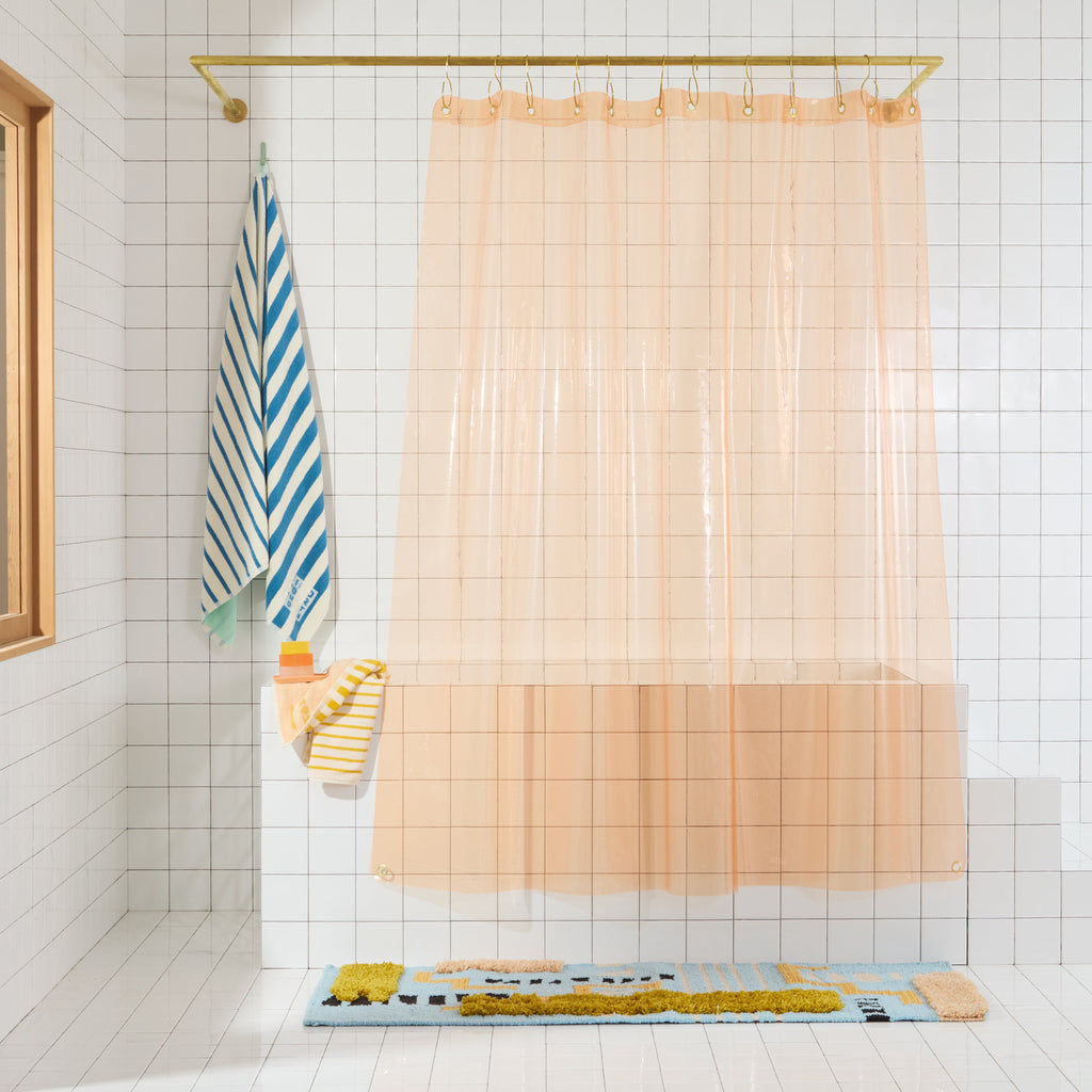 Shower Curtain, Cloud, EVA with 30% Recycled Content, 12 Gauge Material for Bathroom Showers, Privacy Screening and Everyday Decor image 1