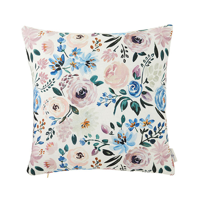 Decorative Pillow Cover Set, English Garden for Sofas, Beds and Living Room Accents, 4 Size Options image 1