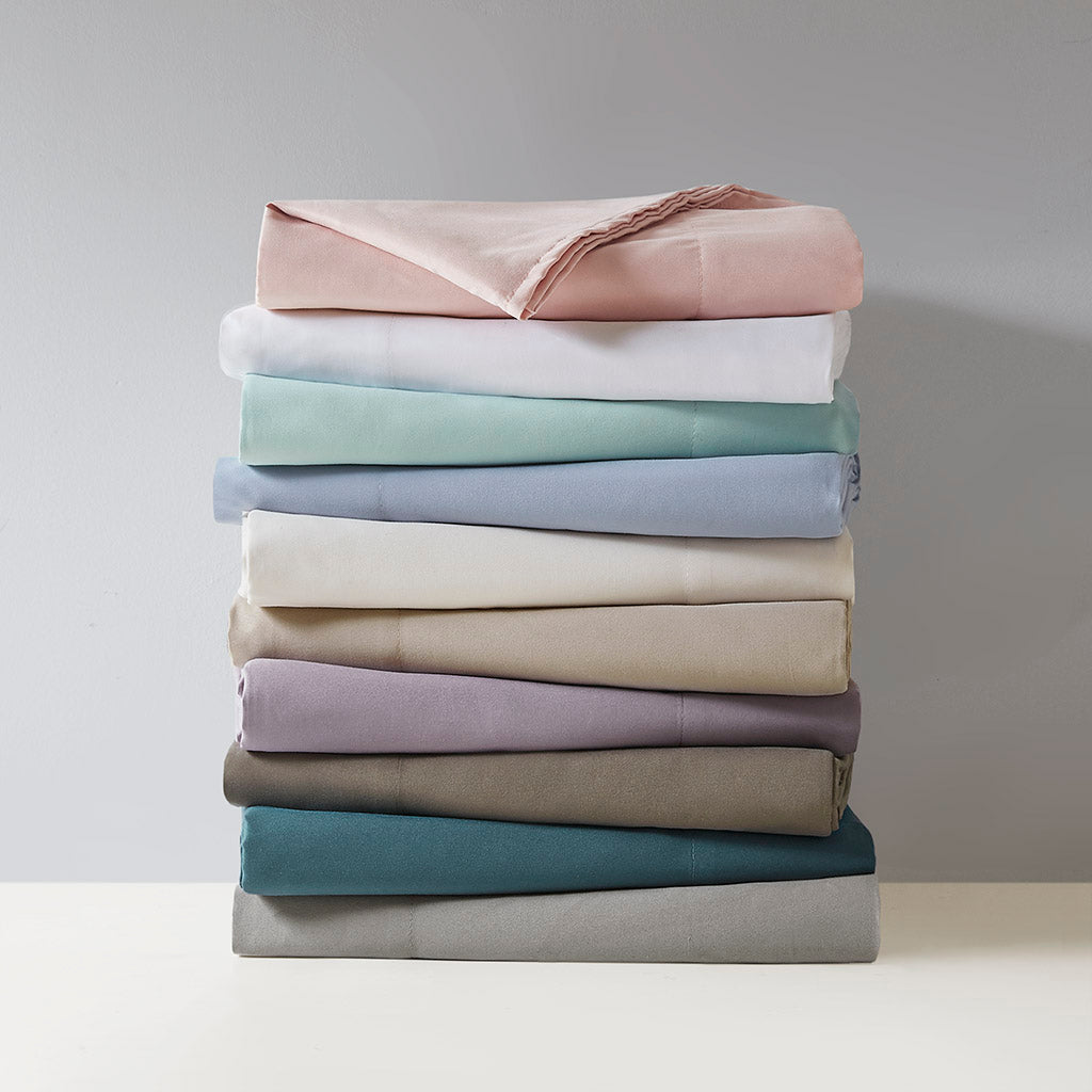 Bed Sheet Set, 3M Microcell Luxurious Brushed Microfiber Deep, Lightweight Design for Master Bedrooms, Guest Beds and Daily Use image 1