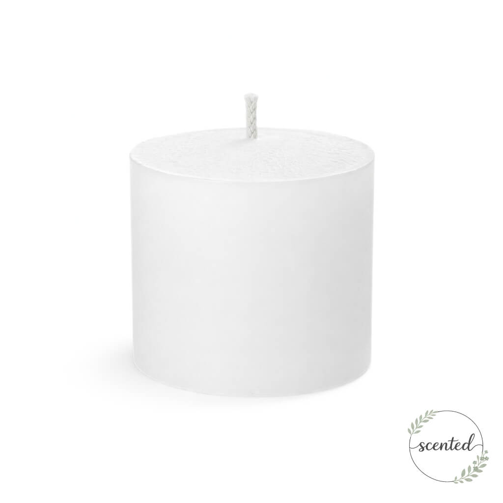 Decorative Candle, Richland Votive White Citronella Scented 10 for Living Rooms, Bedrooms and Relaxing Evenings image 1