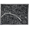 Cozy Throw Blanket, Paris Map Wool, Hypoallergenic Comfort for Living Rooms, Bedrooms and Everyday Lounging image 1