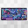 Desk Mat, Cyber City for Workspaces, Desks and Everyday Productivity, Designed for Home Offices, Gaming and Daily Computer Work image 1