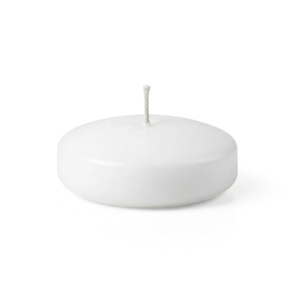 Decorative Candle, Richland Floating 3" White Set of 12 for Living Rooms, Bedrooms and Relaxing Evenings image 1