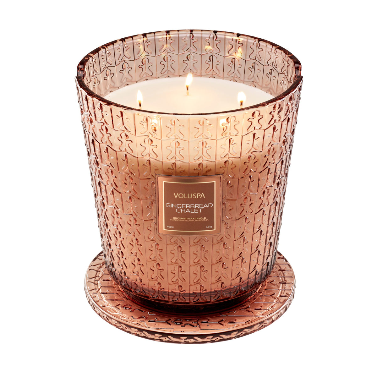 Decorative Candle, Gingerbread Chalet 5 Wick Hearth for Living Rooms, Bedrooms and Relaxing Evenings image 1