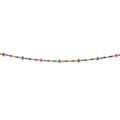 Seasonal Home Decor, Christmas Confetti 1 Count 7' Garland for Holiday Displays, Shelves and Festive Rooms image 1
