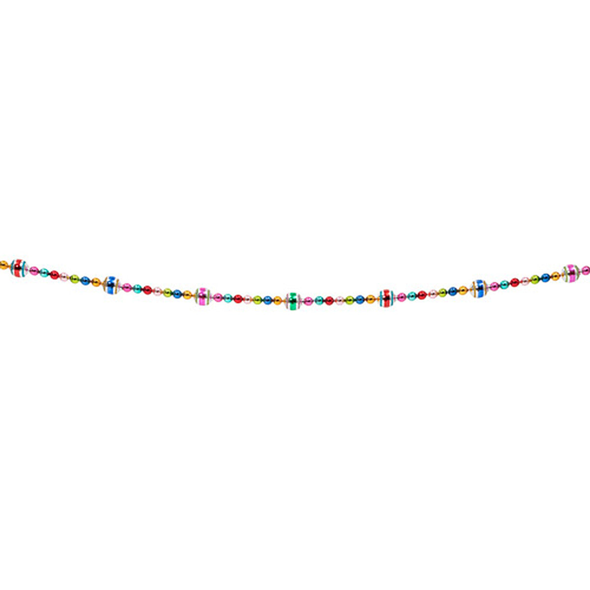 Seasonal Home Decor, Christmas Confetti 1 Count 7' Garland for Holiday Displays, Shelves and Festive Rooms image 1