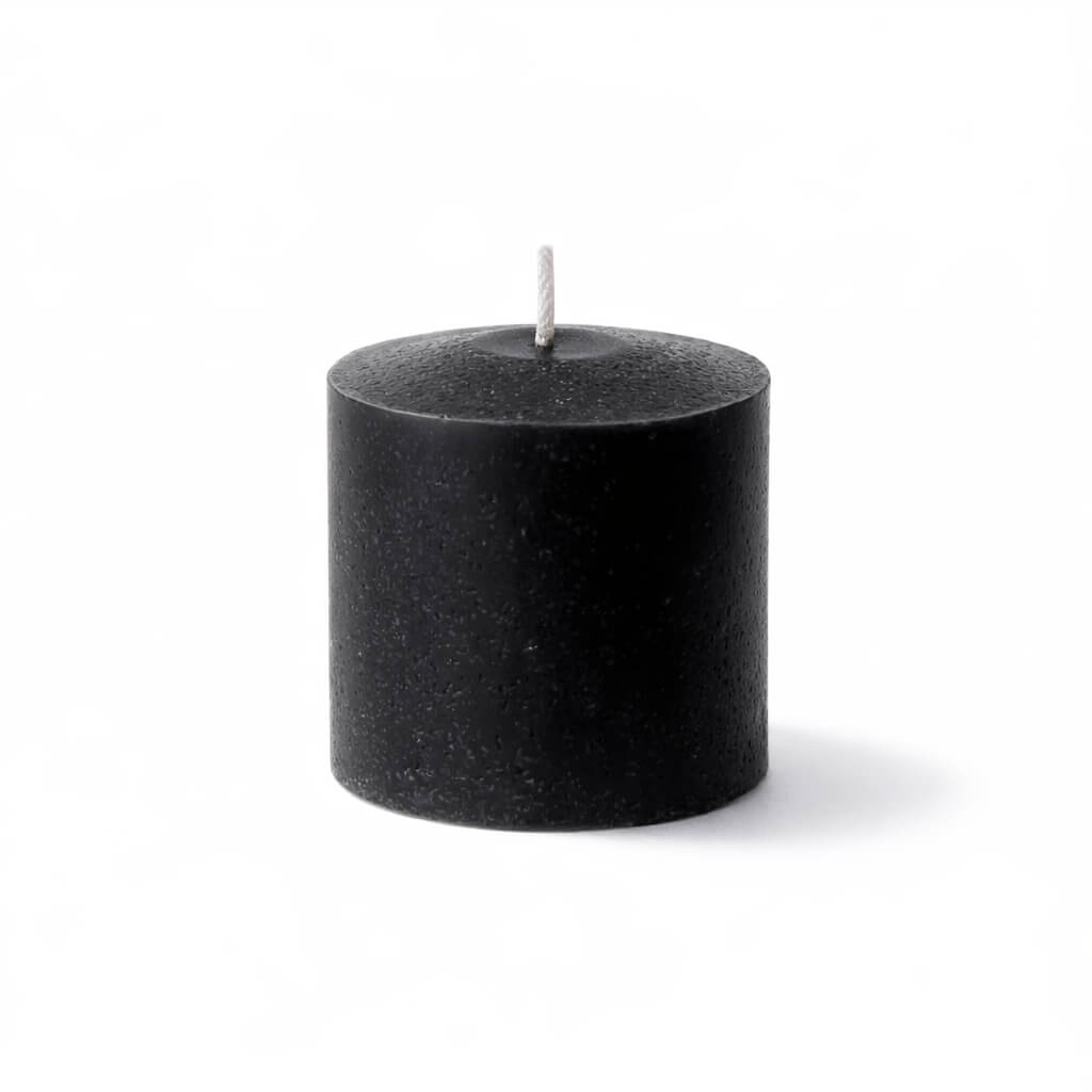 Decorative Candle, Richland Votive Unscented Black 10 Hour Set for Entryways, Mantels and Everyday Home Ambience image 1