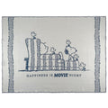 Cozy Throw Blanket, North Star Peanuts Movie Night, Machine-Washable Care for Sofas, Beds and Relaxing at Home image 1