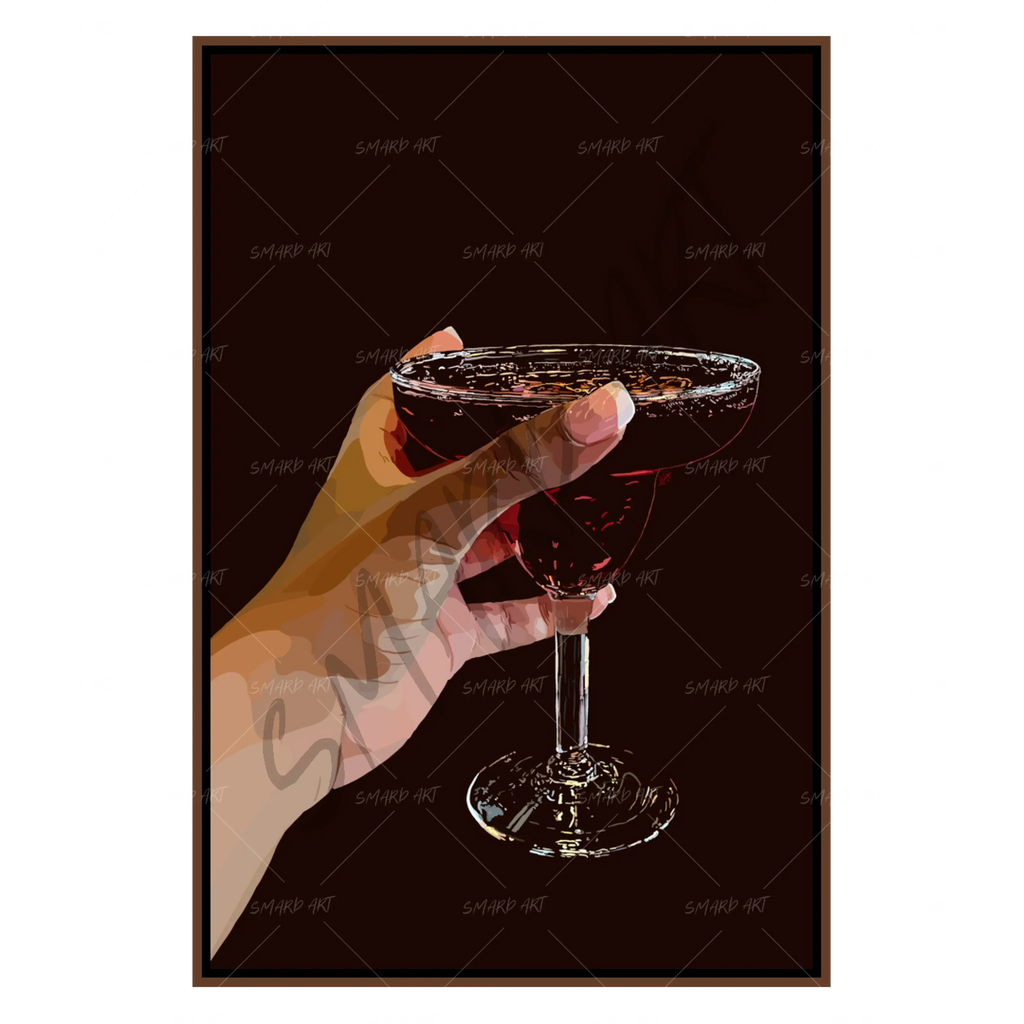 Wall Art Print, Cocktail please for Gallery Walls and Modern Room Decor, 4 Size Options, Designed for Everyday Home Use image 1