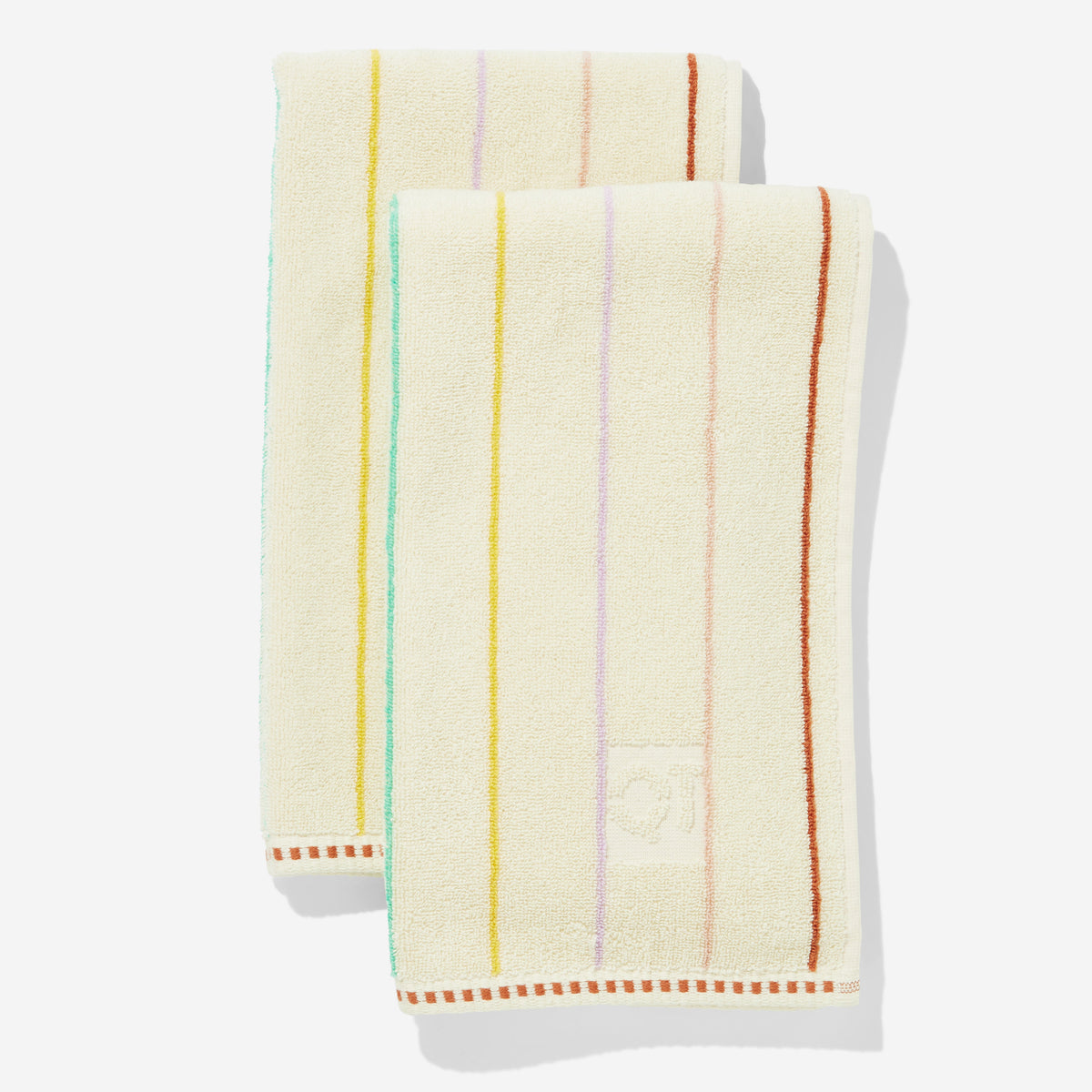 Bath Linen, Prism Hand Towel, Organic Cotton Shell for Home Bathrooms and Everyday Care, Designed for Everyday Home Use image 1