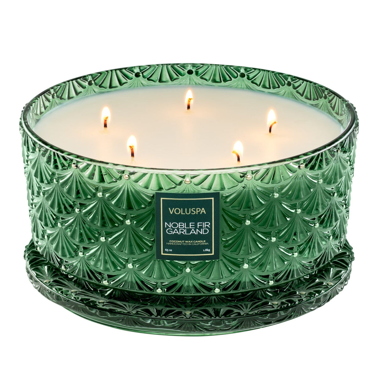 Decorative Candle, Noble Fir Garland Centerpiece for Living Rooms, Bedrooms and Relaxing Evenings image 1