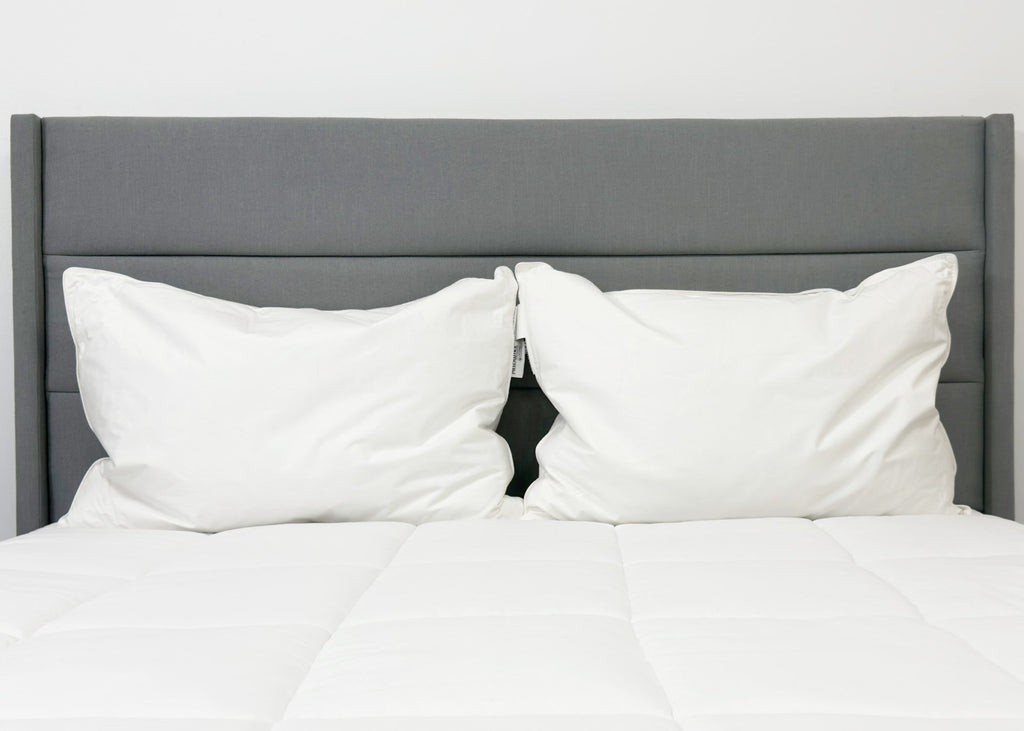 Bed Pillow, Hotel Feather and Down Set (Includes 2 ) for Everyday Sleep and Guest Room Bedding, 3 Size Options image 1