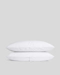 Pillowcase Set, Percale (White), Lightweight Design for Guest Rooms and Daily Bedroom Comfort, 2 Size Options image 1