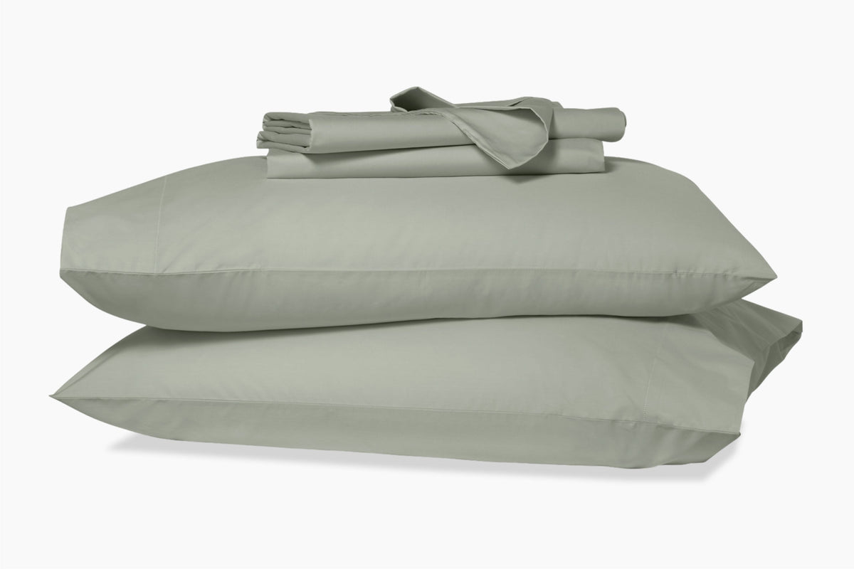 Bed Sheet Set, Percale for Everyday Bedroom Comfort and Guest Rooms, 6 Sizes and 5 Colors, Designed for Everyday Home Use image 1