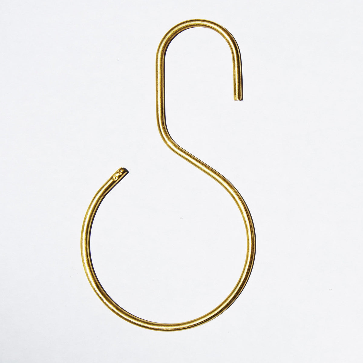 Bathroom Accessory, S Hook Brass, Stainless Steel Construction for Vanity Organization and Everyday Bathroom Use image 1