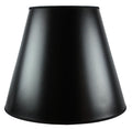 Lamp Shade, 18"W x 15"H Black Parchment Gold Lined Empire for Table Lamps, Floor Lamps and Home Lighting image 1