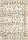 Area Rug, Andorra 9818G Beige Ivory for Living Rooms, Bedrooms and Entryways, 11 Size Options image 1