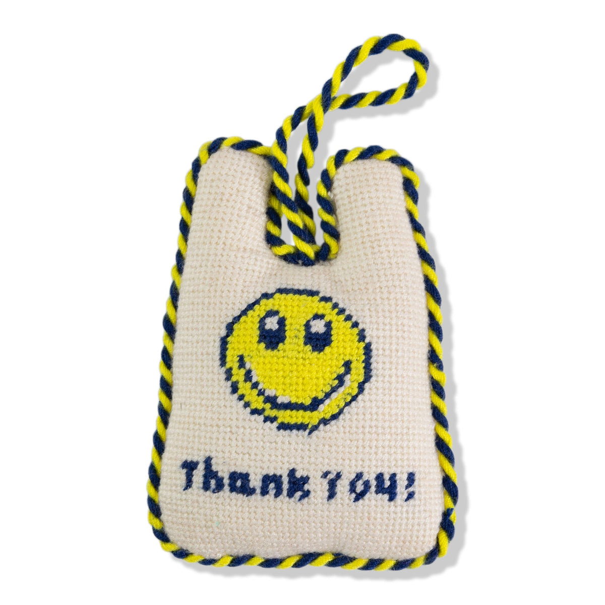 Seasonal Home Decor, Needlepoint Icon Ornament Takeaway Bag for Mantels, Tables and Seasonal Decorating image 1