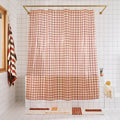 Shower Curtain, 2x2 Cloud, EVA with 30% Recycled Content, 12 Gauge Material for Shower Areas, Bathroom Privacy and Everyday Bath Decor image 1