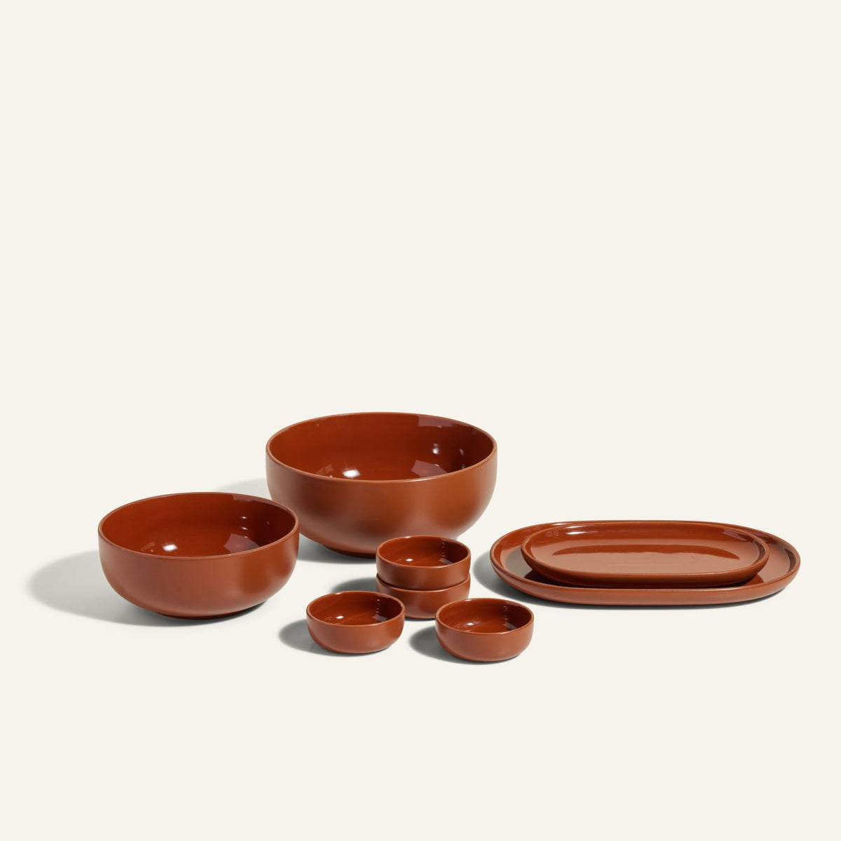 Dinnerware, Serving Set for Everyday Meals and Table Settings, 5 Color Options, Designed for Family Dining, Serving and Entertaining image 1