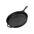 Stainless Steel Fry Pan, Pre Seasoned Cast Iron Skillet for Searing, Sautéing and Everyday Meal Prep, 2 Size Options image 1