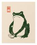 Wall Art Print, Matcha Frog for Gallery Walls and Modern Room Decor, Designed for Living Rooms, Bedrooms and Home Offices image 1
