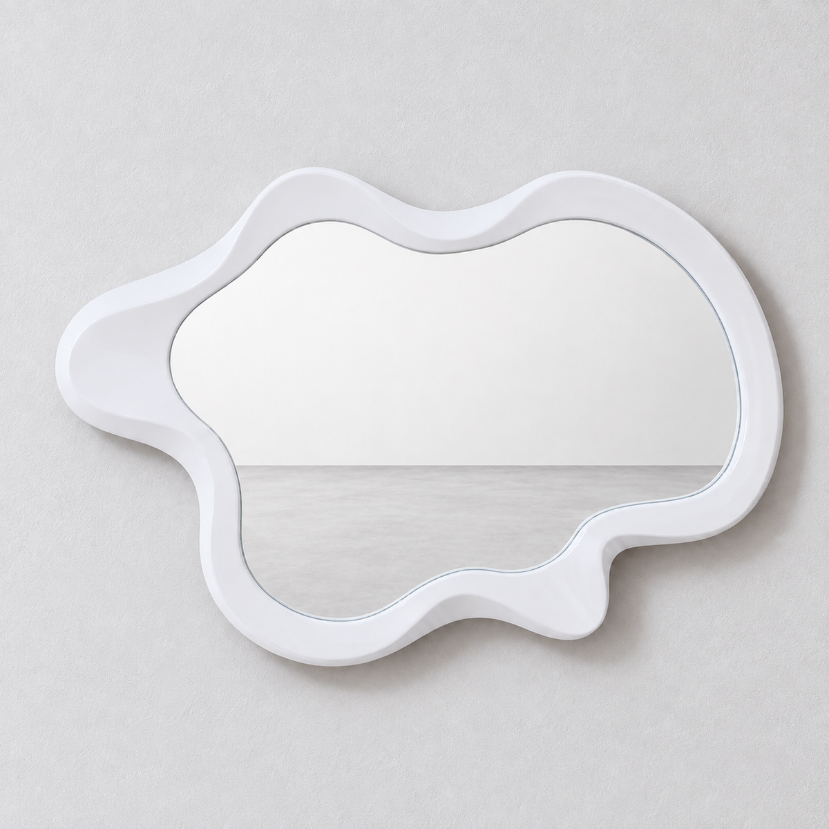 Home Wall Decor, Irregular Wave Mirror for Hallways, Home Offices and Living Spaces, Designed for Entryways, Bedrooms and Living Rooms image 1